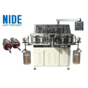 Semi Auto Double Flyer Armature Winding Machine Reliable , PLC Controlled