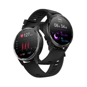 Quality V8PRO Reloj inteligente inteTFT de 1.32 impermeable IP68 monitor de frecuencia cardíaca y presión arterial (negro) for sale