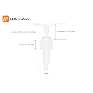 Serum Packaging Plastic Lotion Pump Wide Size Range Color Customization