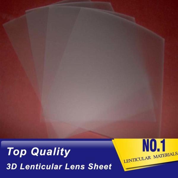 blank PP lenticular sheet 0.38mm transparent 100 lpi 3d plastic printing film