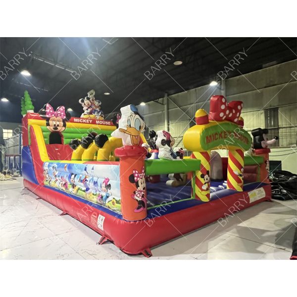 Commercial Inflatable Bouncer Castle,Mickey Mouse Bounce Club House,Cheap