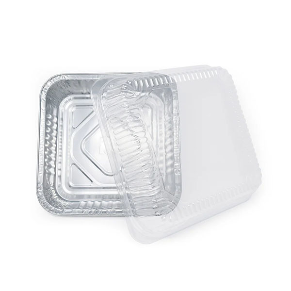 Buy 8 " X 8 " Square 1350ml  Aluminum Foil Pan With Lids at wholesale prices