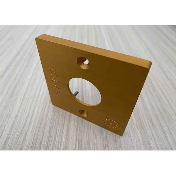 Yellow Surface Custom Grain 6003 Aluminum Cnc Machining Parts