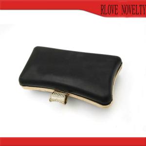 Good Quality 121*199 MM Gold Color Purse Box And Metal Frame Kiss Clasp