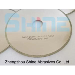 Customized Grooving 1A1R Diamond Wheels And Cutting Off High Temperature