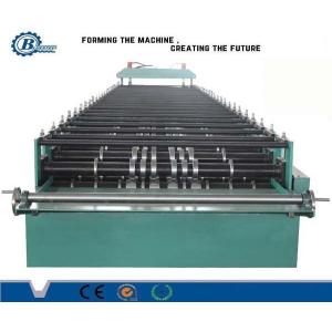 Color Coated Trapezoidal Metal Roofing Roll Forming Machine With Chain