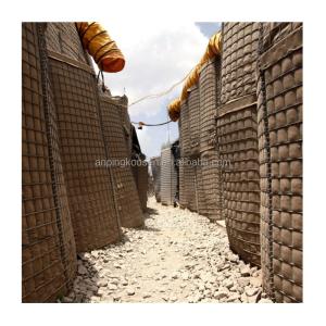 4mm Wire Gauge Galvanized Welded Mesh Gabion Barrier for Easily Assembled