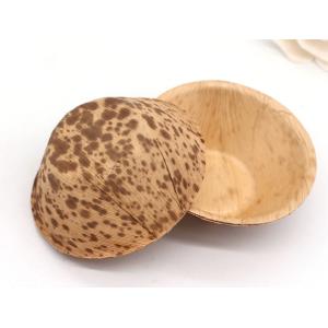 Customized Biodegradable Wooden Disposable Bamboo Bowl For Wedding