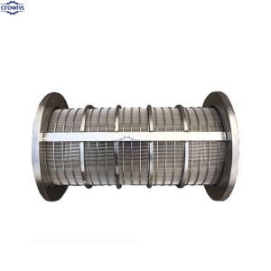 Paper Pulp Making Stainless Steel Wedge Wire Slot Pressure Screen Basket