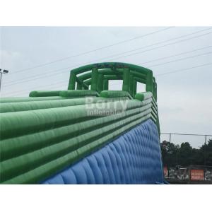 Durable Giant Inflatable Slide , Green 10000ft Blow Up