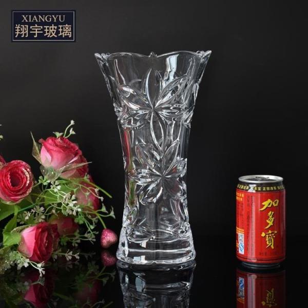 Buy 29CM Tall The Christmas vase high Clear glass vases China wholesale supplier at wholesale prices