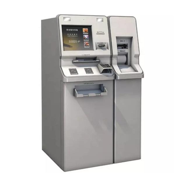 Restaurant ATM Cash Machine Retail Kiosk With Bank Teller Machine