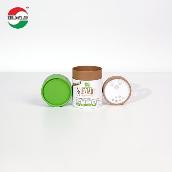 Custom Printed Kraft Paper Tube with Foil Lining for Food Powder