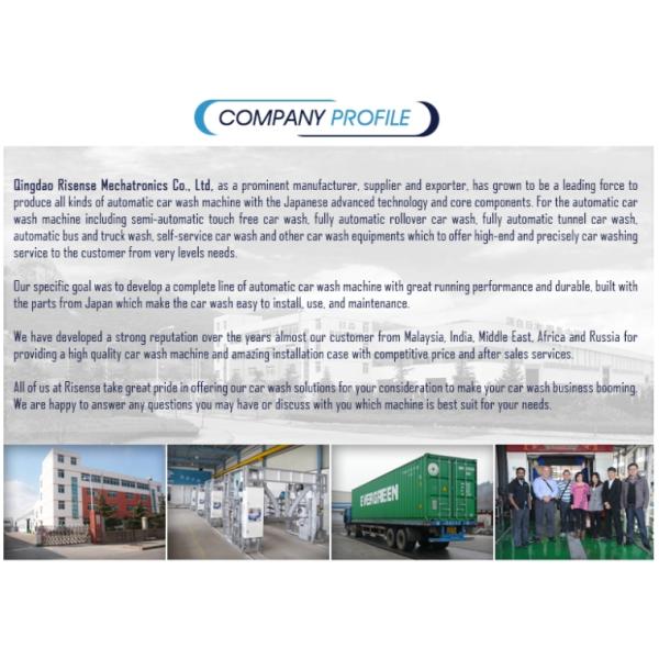 Metal Automatic Touch Free Car Wash Machine With -Chic Design Style