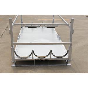 Foldable 1500KGS Hot Dip Zinc Steel Transport Pallet