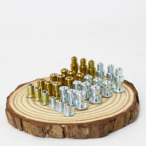 12mm Alloy Tire Studs with Tungsten Carbide Core for Anti-Slip Performance in Snow and Ice