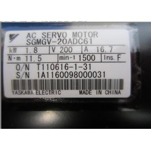 16.7A Current  Industrial Servo Motor 1.3KW SGMGH-13ACA61 NEU Explosion Proof