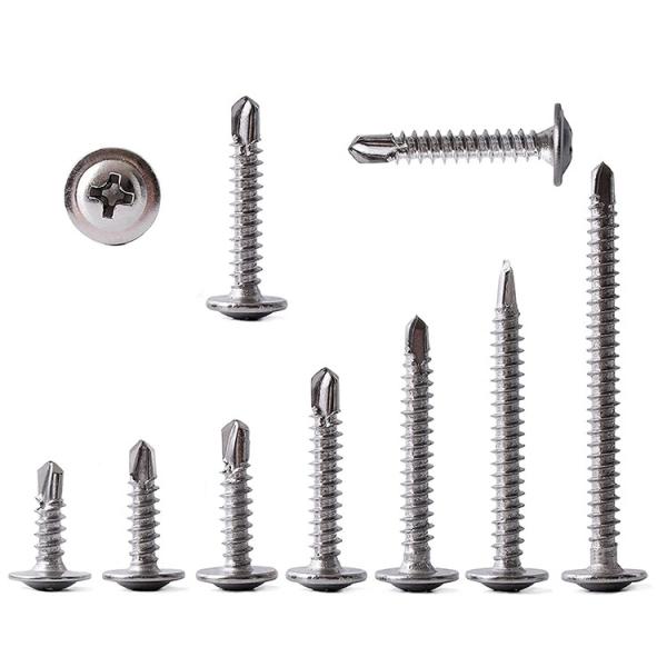 Buy Suppliers of Metric Measurement System Wafer Head Self Drilling Screw 1mm-500mm Length at wholesale prices