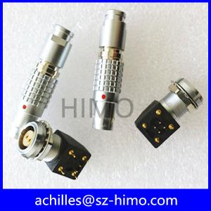 lemo 1B 2-pin push-push self-locking connector