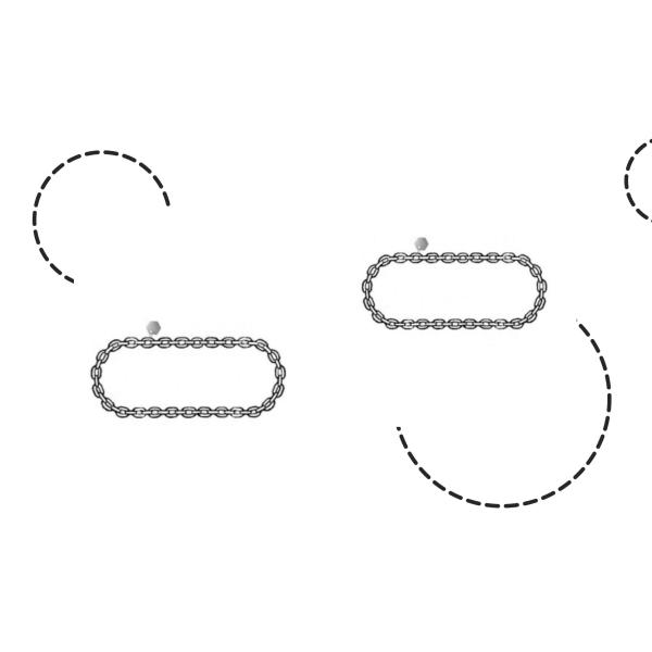 Buy 12mm Lifting Chain Sling , Grade 80 Double Leg Sling at wholesale prices