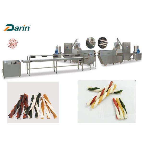 Buy Chewing Gum Snacks Extrusion Machine Pet Favorite Double Color Dog Treats at wholesale prices
