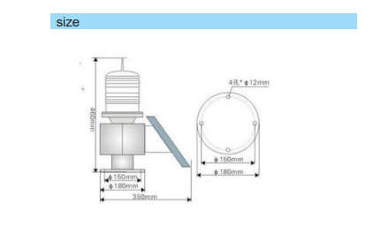 Low Intensity Solar Powered Aircraft Warning Lights 360 Degree Beam Angle