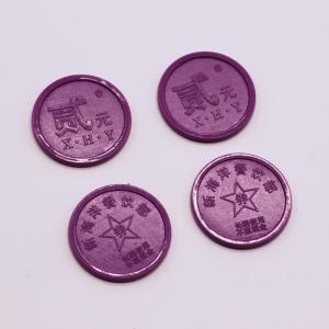 Eco-friendly Durable Embossed Plastic Chips Plastic Token Coins for Awards and