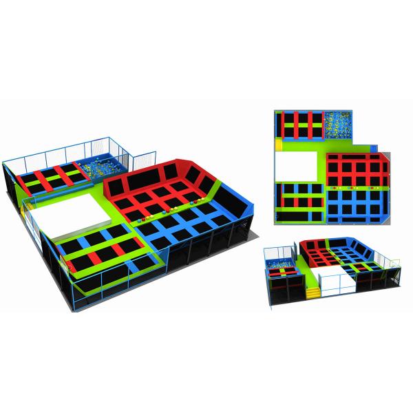 Buy 376M2 Trampoline Park Equipment Commercial Indoor Gymnastic Trampoline at wholesale prices