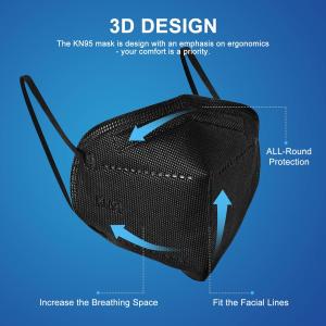 Melt Blown GB2626-2006 Disposable Nonwoven KN95 Mask