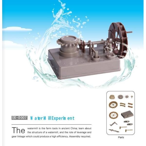 Water Mill Electronic Components DIY Educational plastic Toys Science Educationa