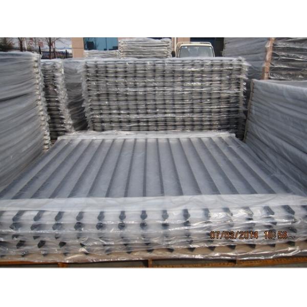 1800mm x 2400mm Hercules Fence/garrison fence / modern fence gate design Black and Blue powder coated