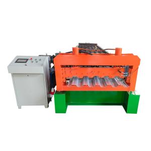Steel Structural Floor Deck Roll Forming Machine PLC Control