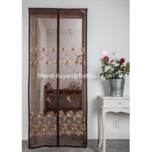 China Fine Mesh Gauze Door Mosquito Net Door Magnetic Screen Door on sale