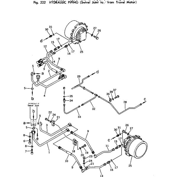21K-60-00020 For Komatsu PC150-1 Excavator Travel Assembly Final Drive Original Travel Motor Aftermarket High quality