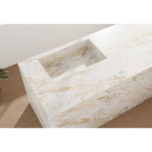 Quality 3200*1600mm Prefab Quartz Vanity Countertops Artificial Stone for sale