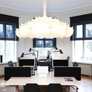Postmodern Silk Chandelier For Living Room Bedroom Dining Room Zeppelin