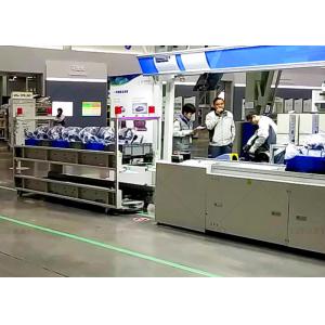 Intralogistics AGV Cart Bi-directionTrack Guidance Trailer Loading for