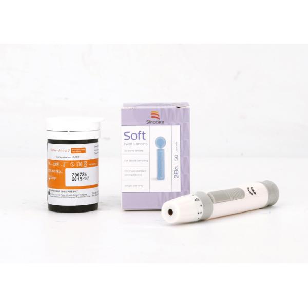 Buy Light Warning Glucose Monitoring System No Coding With Anti Interference Strip at wholesale prices