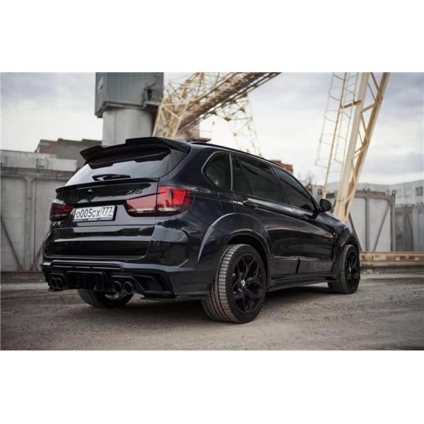 For BMW X5 X5M Wide-body Kit X5 X5M Upgraded RD Carbon Fiber Style Front and Rear Bumper Spoiler Hood Widebody Kit