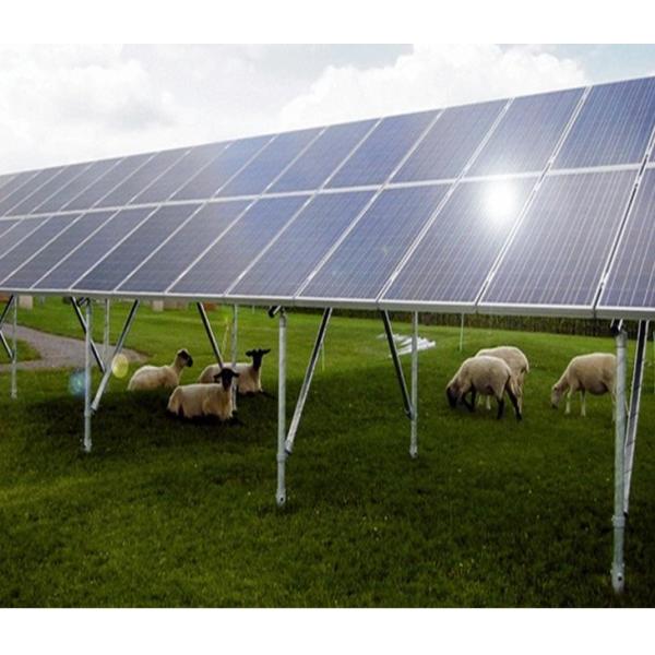 Buy SGS Open Field Solar Mounting Structure With concrete foundation solar bracket solar mounting system at wholesale prices