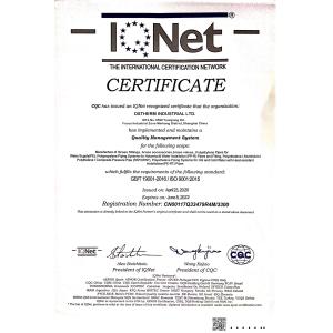 DSTHERM INDUSTRIAL LIMITED Certifications