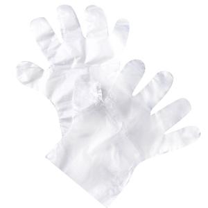 Water Oil Proof PE Material Transparent Disposable Kitchen Gloves