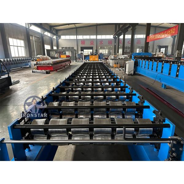 980 Trapezoidal roofing sheet roll forming machine for Brazil metal roof roll forming machine