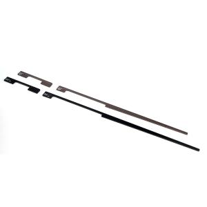 Modern Customized Brown 220mm Aluminium Drawer Handles