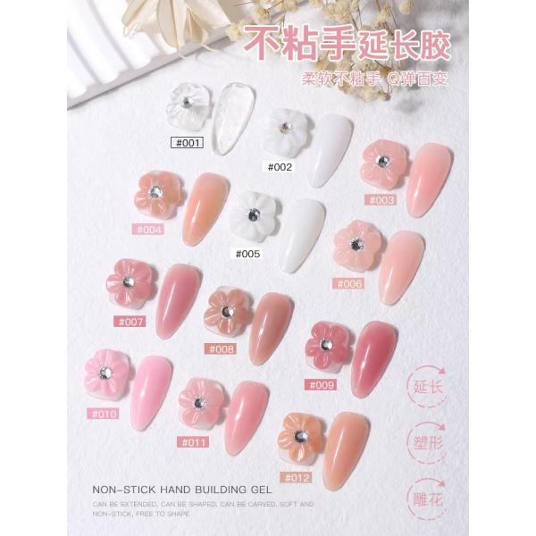 Custom Logo Polly Gel Wholesale Nail Supplies Private Label UV Poligel Nail Extension Poly Acrylic Gel