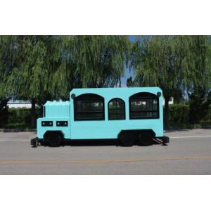 Rustic Street Cuisine Cart Large Capacity and Refrigerator for Street Food Carts