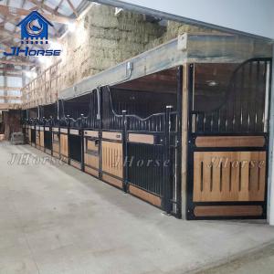 China Sliding Door Welded Weave Technique Horse Stall Fronts With Powder Coated Surface Treatment on sale