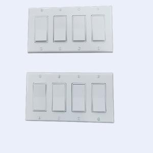 RUFFIN Four Gang Wall Light Switch Plaster Ring Pre Fabrication