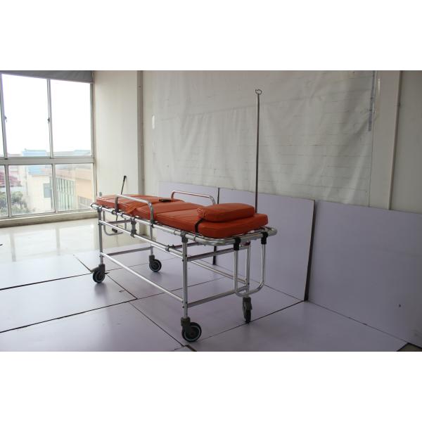 190CM & 21inch Hospital Stretcher Patient Transfer Trolley Aluminum Alloy Non Magnetic Cart