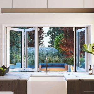 High-Ventilation Folding Windows - Adjustable 180-Degree Opening